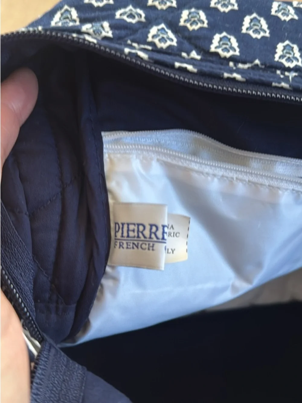 Pierre Deux French Country quilted diaper bag